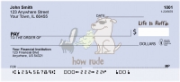 Life Is Ruff How Rude Personal Checks