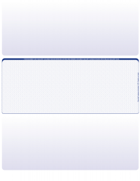 Blue Safety Blank Middle Laser Checks