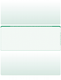 Green Safety Blank Middle Laser Checks