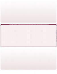 Burgundy Safety Blank Middle Laser Checks