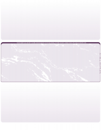 Violet Marble Blank Middle Laser Checks