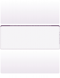 Violet Safety Blank Middle Laser Checks