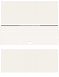 Tan Safety Blank High Security Middle Laser Checks