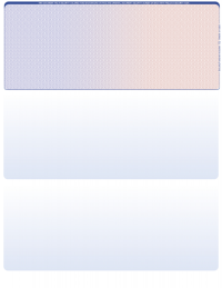 Blue Red Blank Top Laser Checks