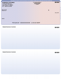 Blue Red Top Laser Checks