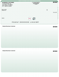 Green Safety Hologram Top Laser Checks