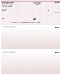 Burgundy Safety Hologram Top Laser Checks