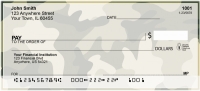 Multi-Color Camo Personal Checks