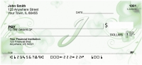 Floral Monogram I Personal Checks