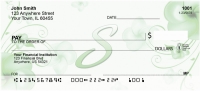 Floral Monogram S Personal Checks