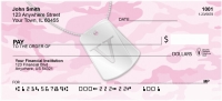 Dog Tag Monogram V Personal Checks