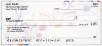 Colorful Music Notes Personal Checks