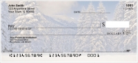 Snowy Woodland Personal Checks