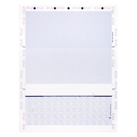 Blue Marble Pressure Seal Bottom Check, 8.5 X 11 C-Fold