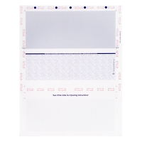 Blue Marble Pressure Seal Middle Check, 8.5 X 11 Z-Fold