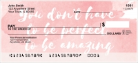 Believe in Yourself Personal Checks