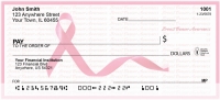 Breast Cancer Awareness Ribbon Personal Checks