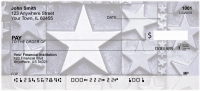 Rustic Metal Stars Personal Checks