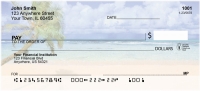 Palm Tree Paradise Personal Checks