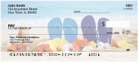 Flowers On The Beach Personal Checks