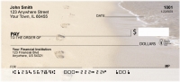 Footprints on the Beach Personal Checks