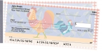 Country Rooster Side Tear Personal Checks