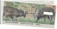 Big Horned Buck Deer Side Tear Personal Checks