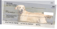 Golden Retriever Side Tear Personal Checks