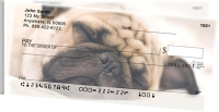 Sleepy Pugs Side Tear Personal Checks
