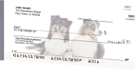 Australian Shepherd Side Tear Personal Checks