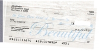 Words of Wisdom Side Tear Personal Checks