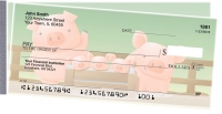 Happy Animal Family Side Tear Personal Checks
