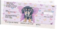 More Dogs Wings Side Tear Personal Checks by Keith Kimberlin