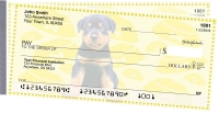 Rottweiler Pups Keith Kimberlin Side Tear Personal Checks