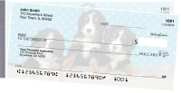 Bernese Mountain Dog Pups Keith Kimberlin Side Tear Personal Checks