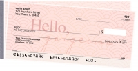 Hello, Gorgeous Side Tear Personal Checks