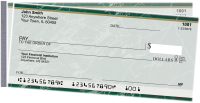 Green Marble Side Tear Personal Checks