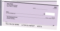 Purple Safety Side Tear Personal Checks