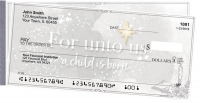 Christ-mas Side Tear Personal Checks