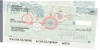 Retro Ornaments Side Tear Personal Checks