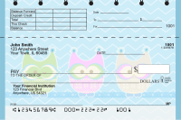 Give a Hoot Top Stub Personal Checks