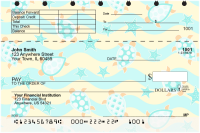 Colorful Sea Turtles Top Stub Personal Checks
