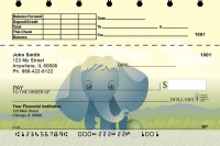 Baby Animals Top Stub Personal Checks