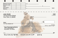 Airedale Terrier Top Stub Personal Checks