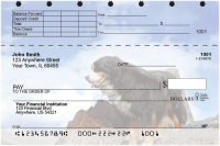Bernese Mountain Dog Top Stub Personal Checks