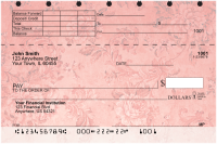Vintage Baroque Top Stub Personal Checks