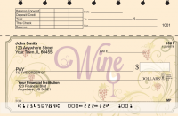 Wine N\' Vine Top Stub Personal Checks