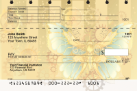 Steampunk Top Stub Personal Checks