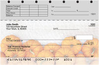 Grateful Pumpkin Top Stub Personal Checks