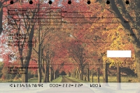 Autumn Roads Top Stub Personal Checks